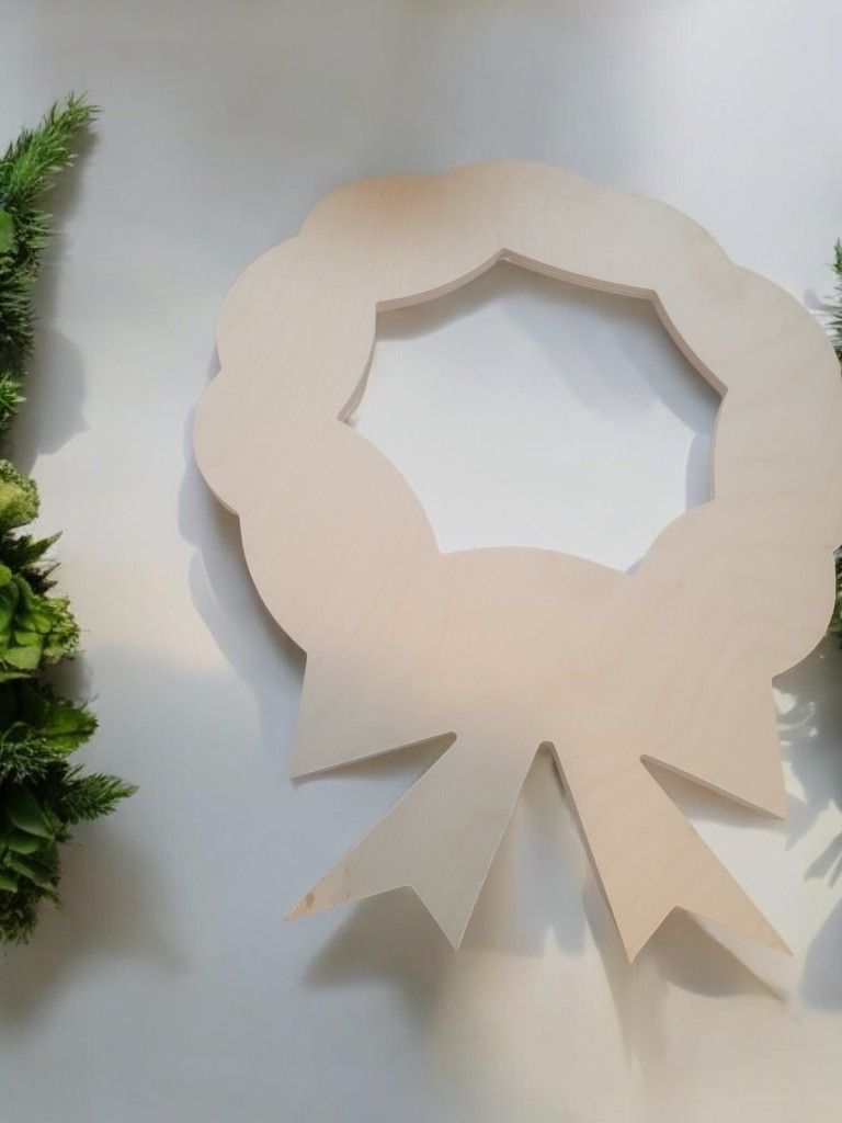 DIY Wood Decor, Large Ribbon 18 In
