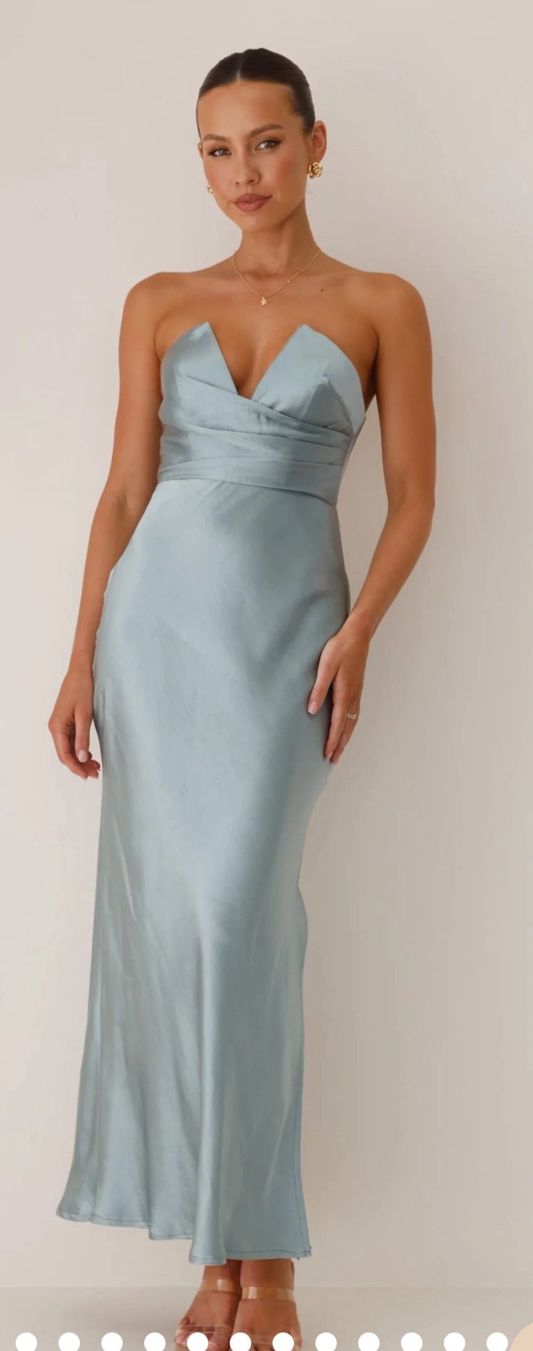 Gorgeous Strapless Bridesmaid Dress