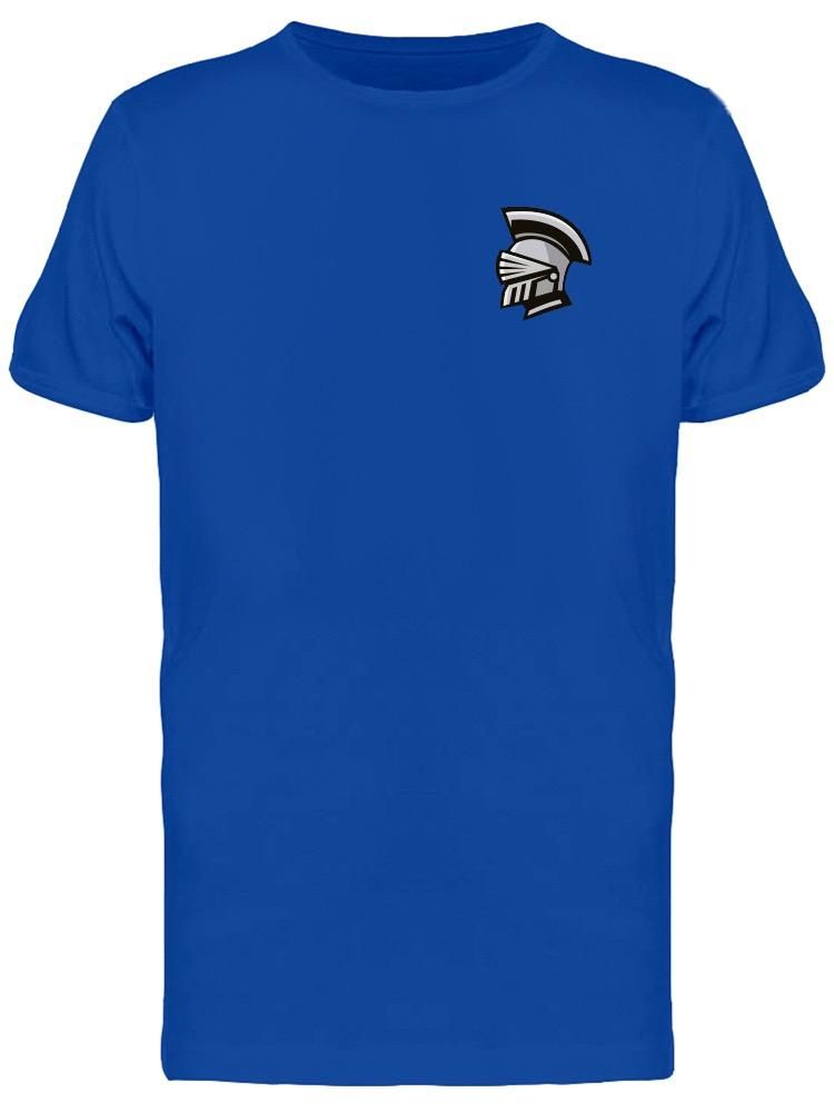 Smartprints Grey Knight Helmet Upper Tee Men's -Image by Shutterstock Royal Blue Size 4XL
