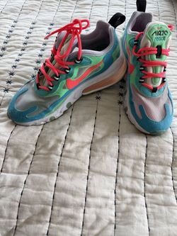 Nike Air Max 270 React 'Psychedelic Movement' AT6174-300 Sneaker Women's US 5.5