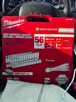 Milwaukee 56pc 3/8 socket set
