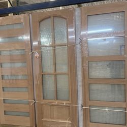 36 By 96 Hig Doors Mohageny Wood. For 1499 Each. 