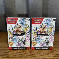 Pokemon Scarlet & Violet Prismatic Evolutions Booster Bundle