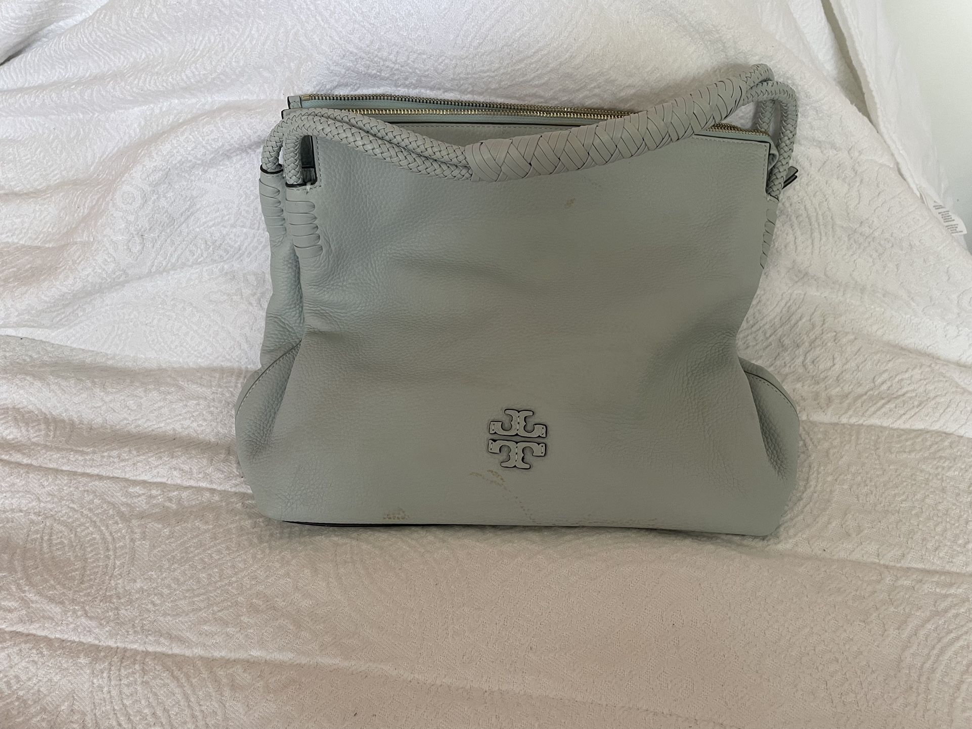 Tory Burch Blue Leather Bag 