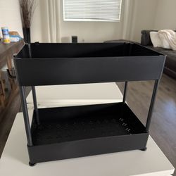 Small Black Storage Shelf