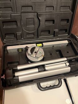 Laser Level Kit with Tripod and Case