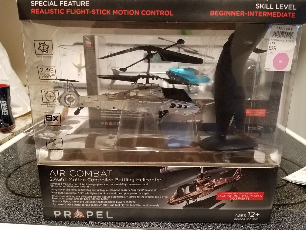 Propel Air combat battling helicopter