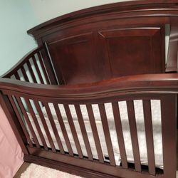 Changing station and crib (mattress not included)