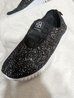 Black Sparkle Soft Sneakers 