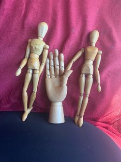 Set of 3 Artist models/ figures