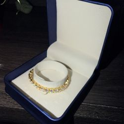 Iced Tennis Bracelet  6.5 Inch 2 Mm