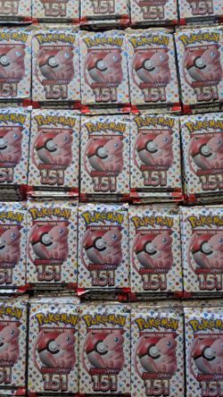 151 Booster Pack Lot / Pokemon Cards / Booster Packs