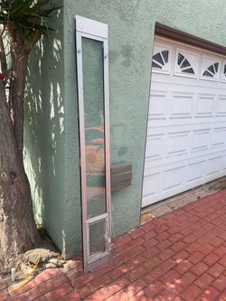 Sliding Glass Door Insert with Pet Door