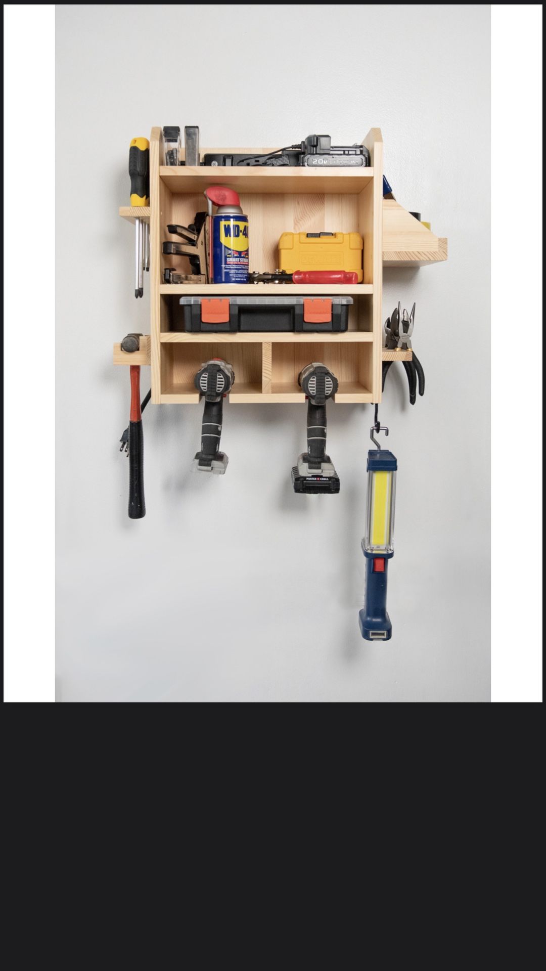 Home Tool Organizer - Brand New In Box - Designed In USA - Tool Stash Product
