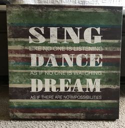 Home decor - large sign