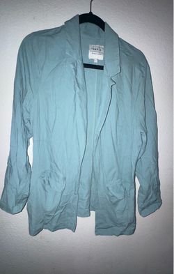Light blue blazer top
