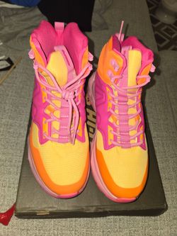 Pink Boots hiking