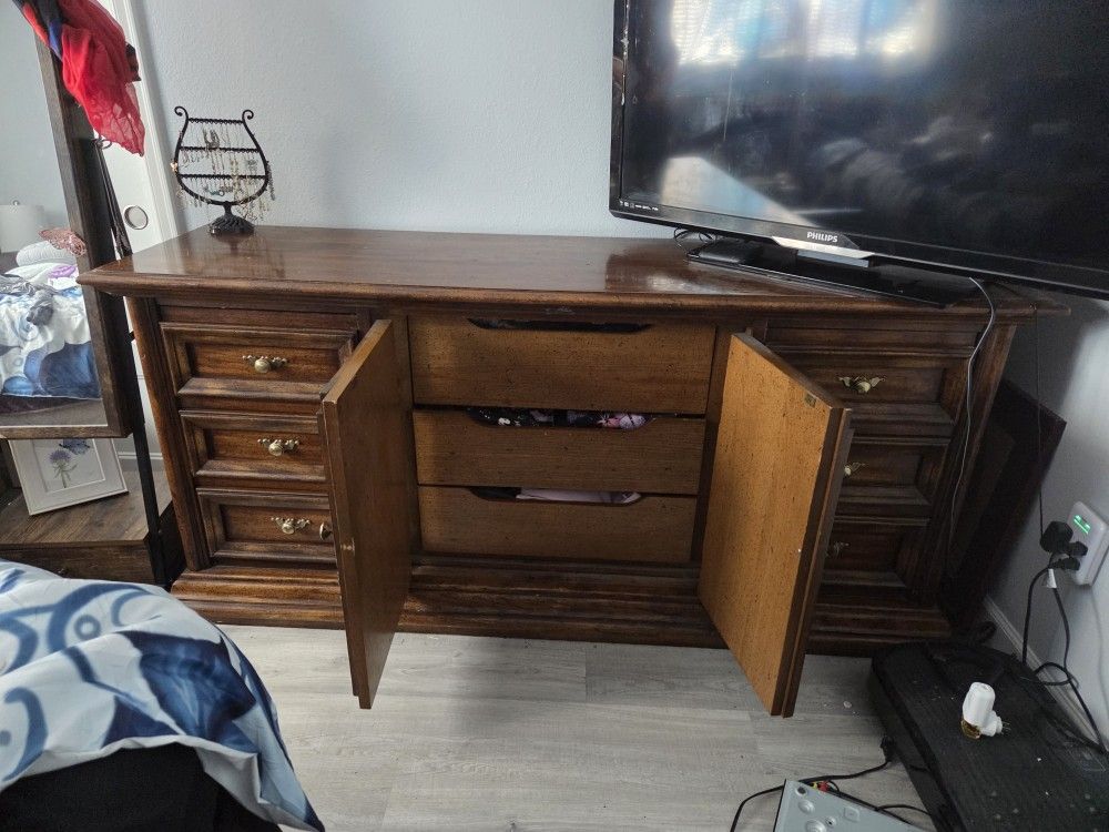 Very Nice Dresser And Very Heavy Need Two People To Move It