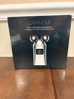 Luna'Mour 3-in-1 ElectraLume System  Anti-aging Light Therapy Sealed Box