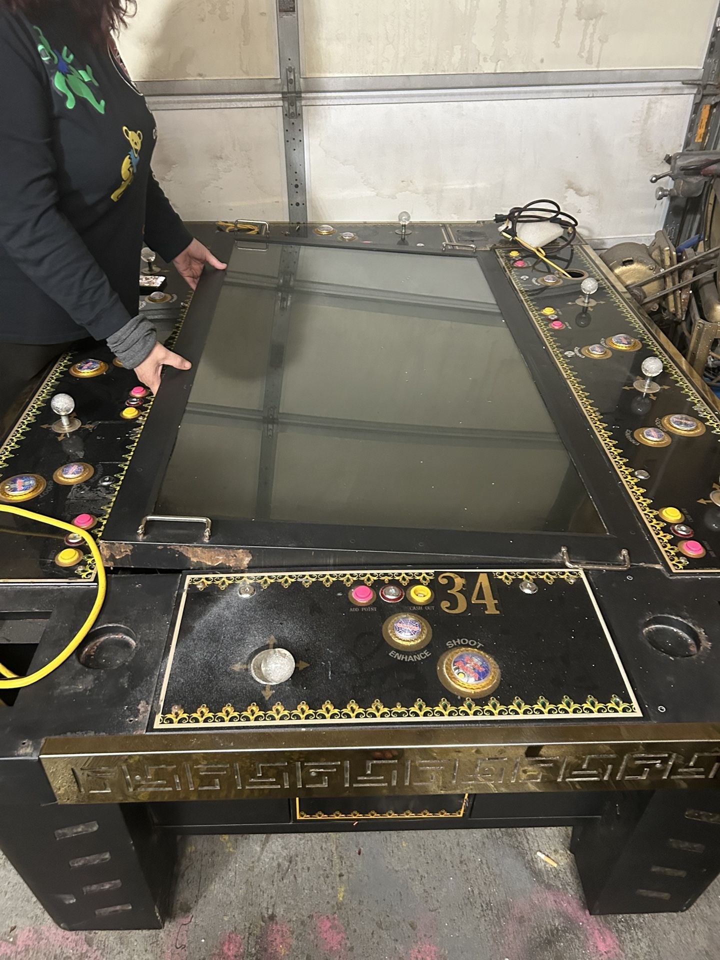 Working tiger Strike Fish Table