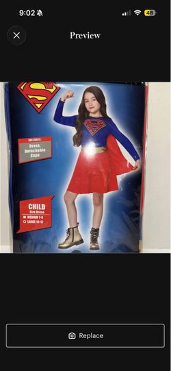 Clark Kent Dress Women’s Adult Small (4-6) Dress, Glasses, Halloween Costume, made China, brand DC, 2 piece set, dress, glasses, new seal bag. Blue/wh