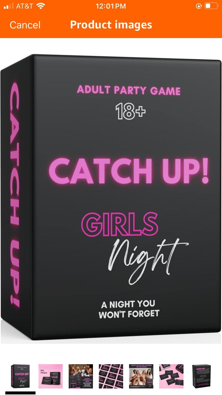 Catch UP! Spicy Girls Night Card Game – 18+ Conversation Starters for Women 