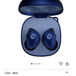 Raycon Wireless Bluetooth Headphones with Built-in Mic, 56 Hours Battery Life, IPX7 Waterproof, Active Noise Cancellation, Awareness Mode, and Bluetoo