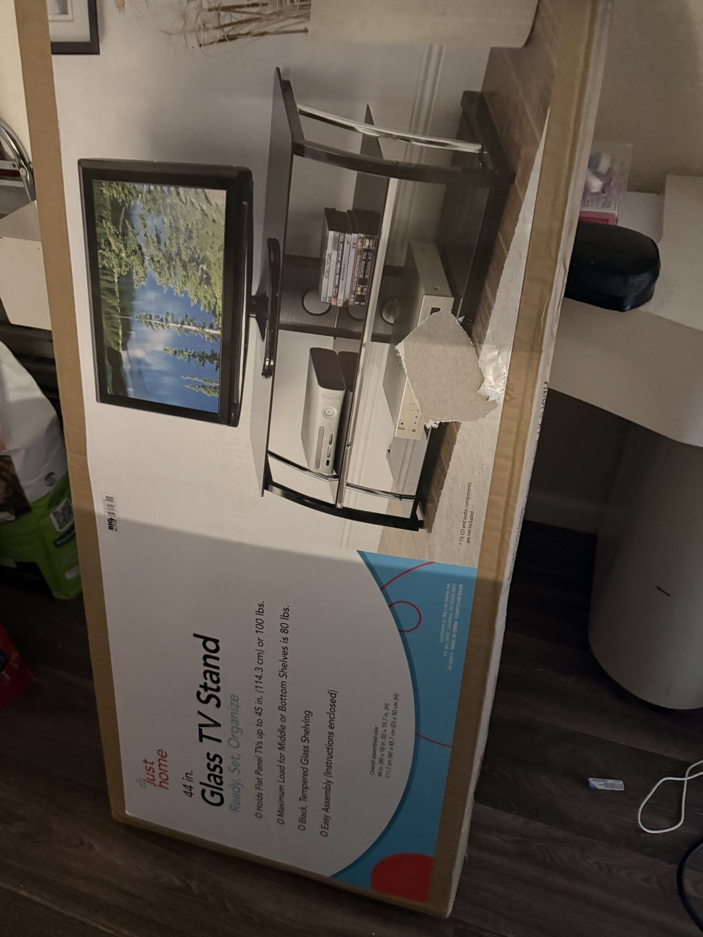 44” Glass Table Stand