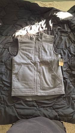 Brahma gray canvas vest $25 men’s small