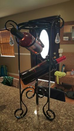 Wine holder with wine $45 without wine $25