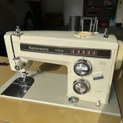 Kenmore 12 Stitch Sewing Machine, Zig Zag, with Cabinet