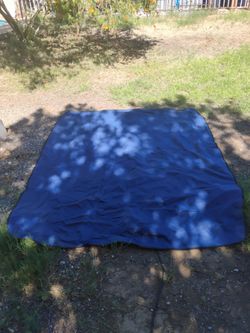 Navy blue bimini