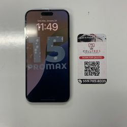 iPhone 15 Pro Max 256GB Blue Unlocked 