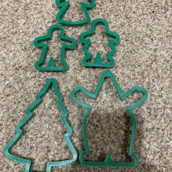 WILTON CHRISTMAS WINTER SHAPE COOKIE CUTTERS