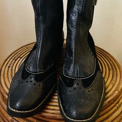 Anthropologie Black Exquisite Boots / Size 36