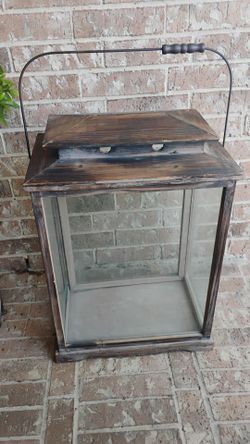 Large wooden lantern