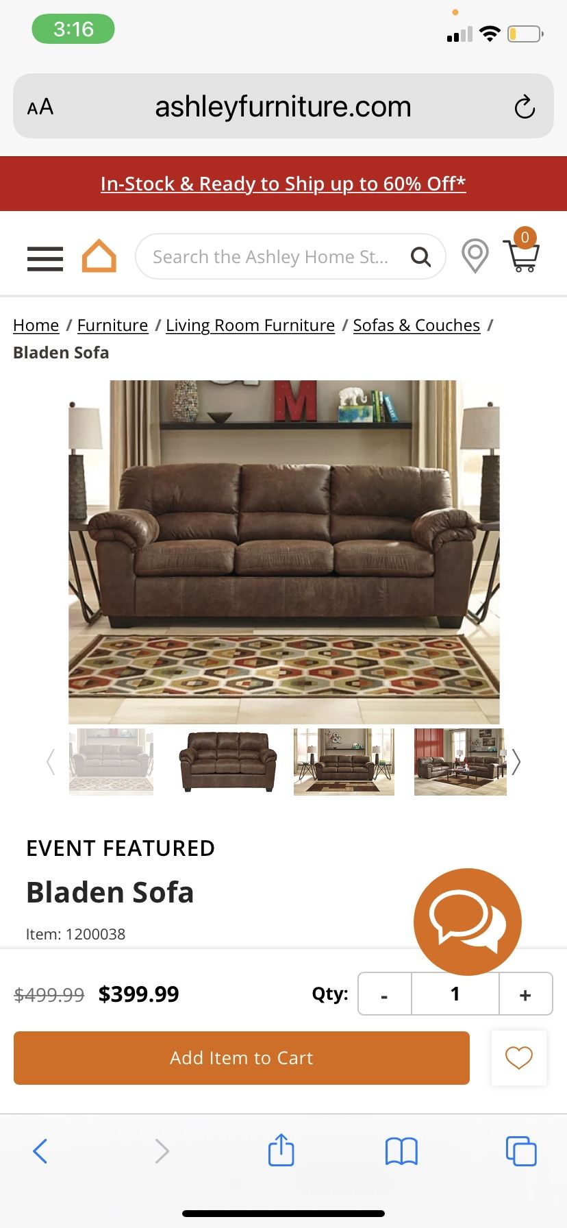 Ashley Biden Sofa