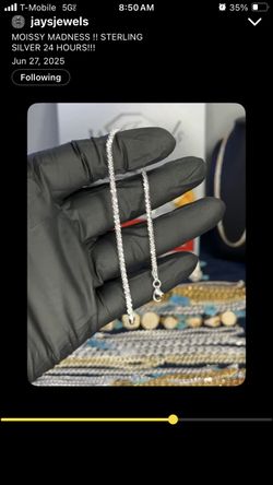 Bracelet 8 in.² silver 925 twisted rock