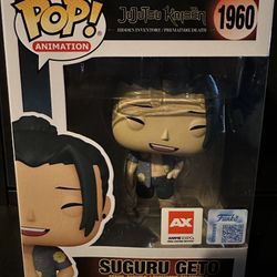 Ax 2025 Funko Pop Exclusive Suguru Geto