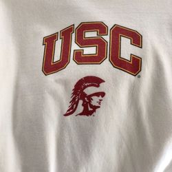 White USC Trojans Mens M Medium Shirt 