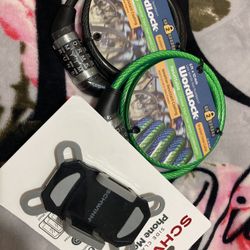 Bike Locks And Accessories Lot