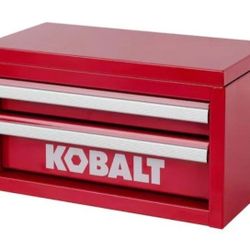 Kobalt Red Mini Steel Tool Box 25th Anniversary Edition