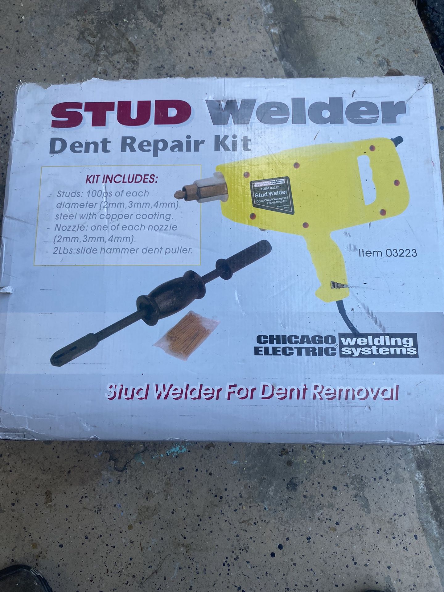 Stud Welder dent Repair Kit Auto Body