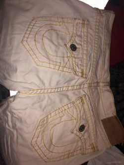 True religion jean shorts size 38