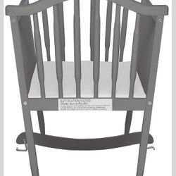 Grey Rocking Crib