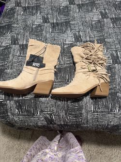 Madden NYC Fringe Ankle Boots