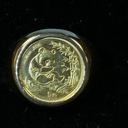 Men’s 14kt Panda Ring 