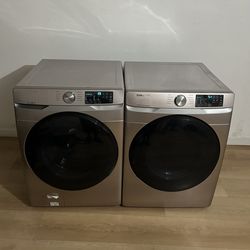 (DELIVERY AVAILABLE 🚚) Samsung Washer & GAS Dryer Set
