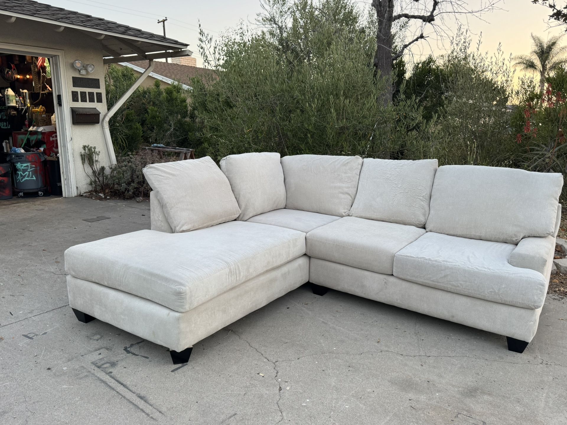 LivingSpaces Sectional Couch DELIVERY AVAILABLE