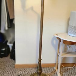 Vintage Solid Brass Floor Lamp